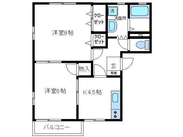 カナールⅠ 間取り