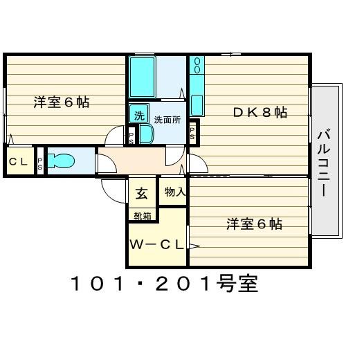 パルテール 間取り
