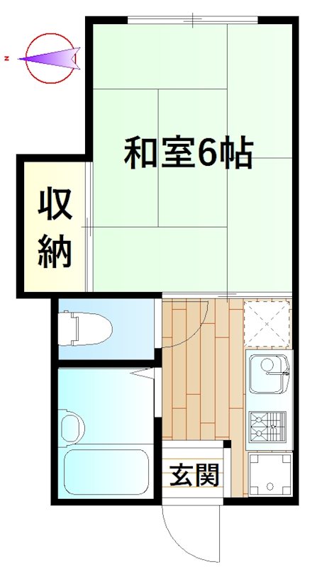 アネックスハイツプレイン 202号室 間取り