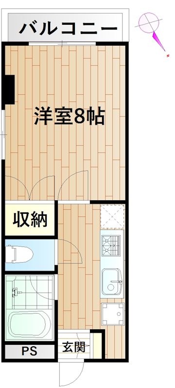 グリア・モトスミ 301号室 間取り