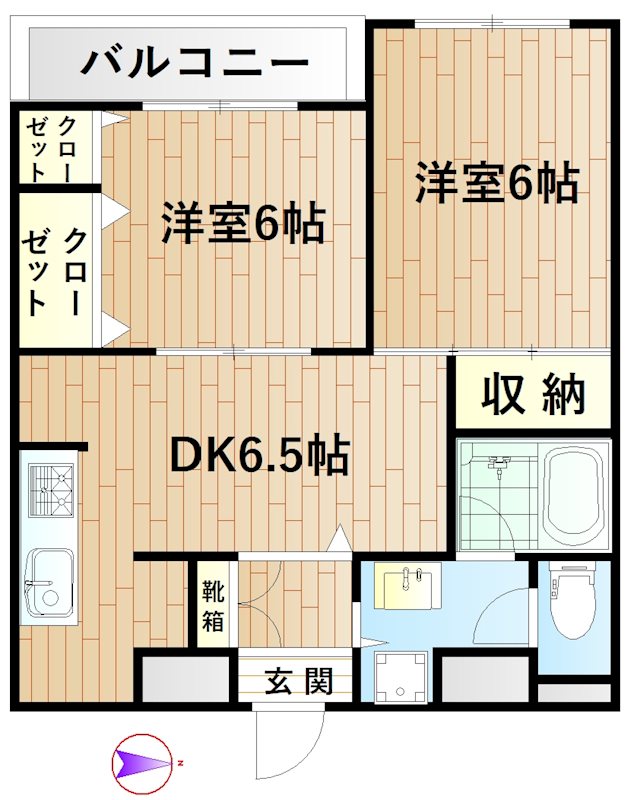 メゾン・えびす 303号室 間取り