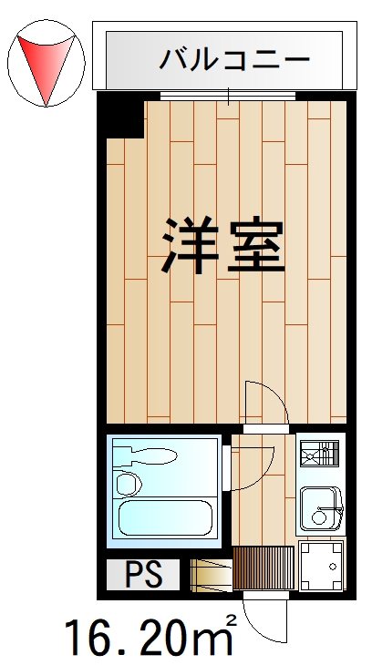 オートゥヴィルⅡ 204号室 間取り