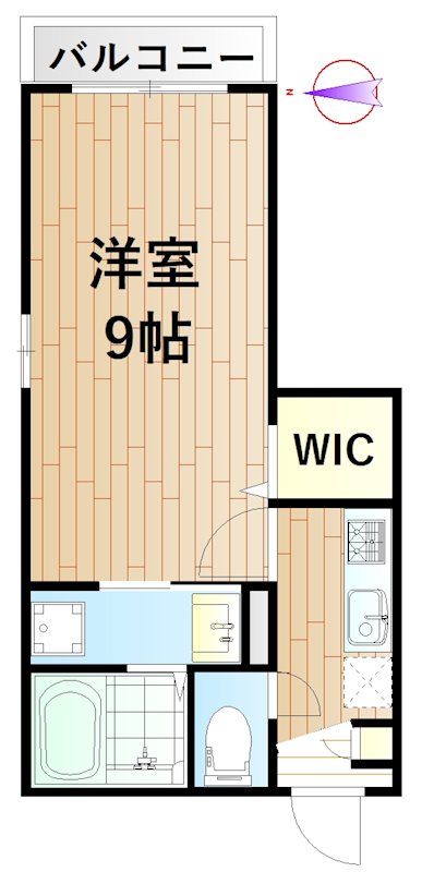 フィオーレ木月３丁目  302号室 間取り