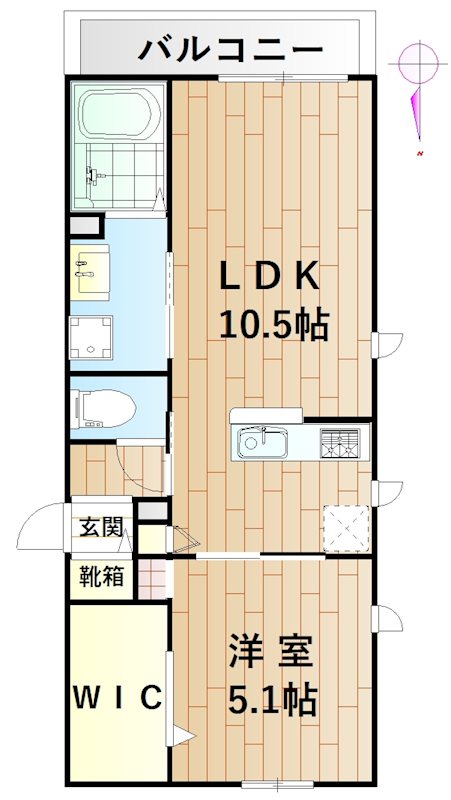 花月もとすみ 間取り図
