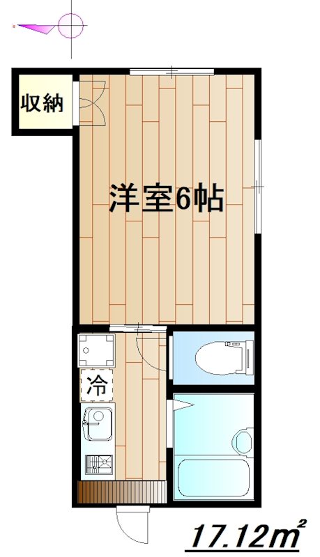 エタージュ元住吉 103号室 間取り