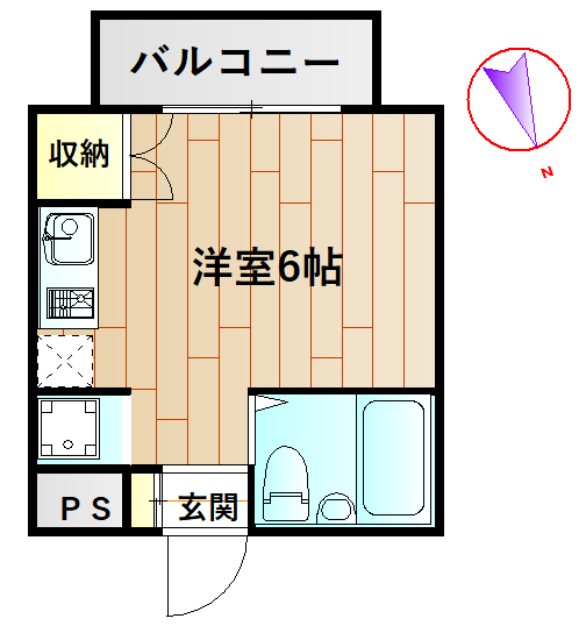 アベニューモトスミ 間取り図