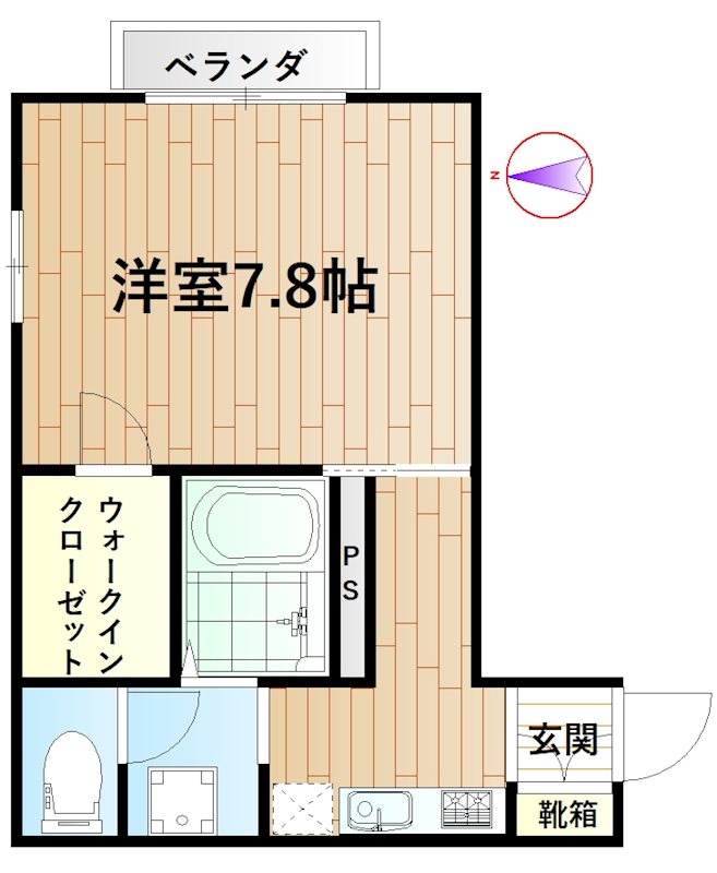 ハピネス小杉 間取り図