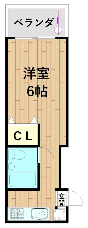 セントラルマンション元住吉 間取り図