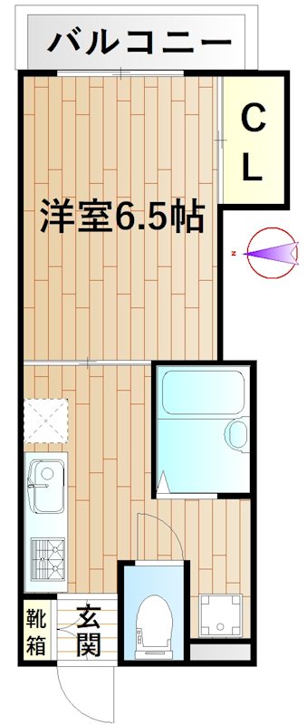 アクシスカシマ 間取り図
