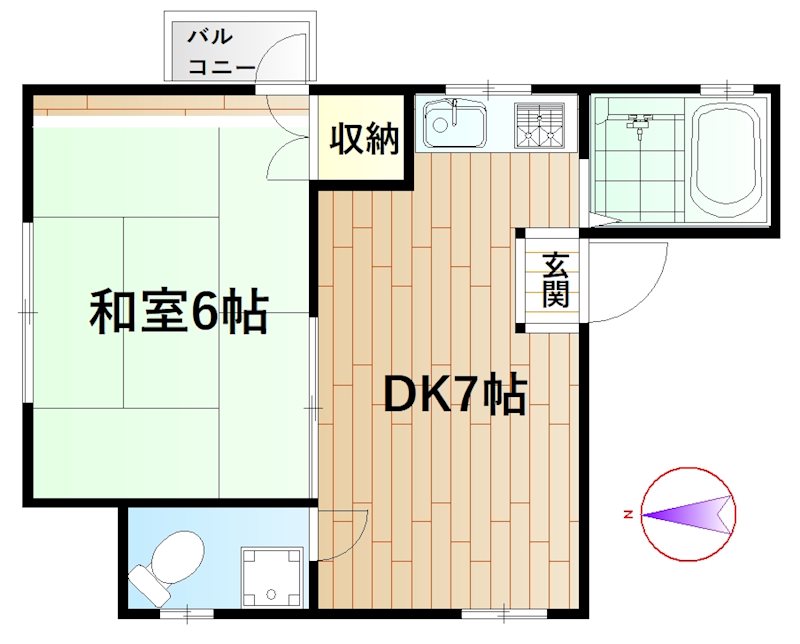 平林ビル 302号室 間取り