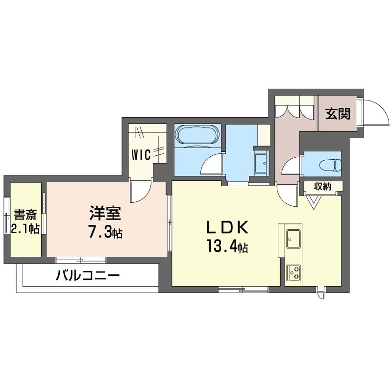 メゾン オルジュ 103号室 間取り