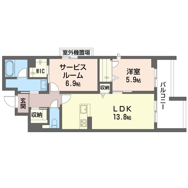 メゾン オルジュ 301号室 間取り