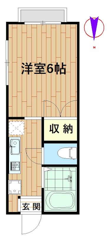 パールハイツ元住吉 間取り図
