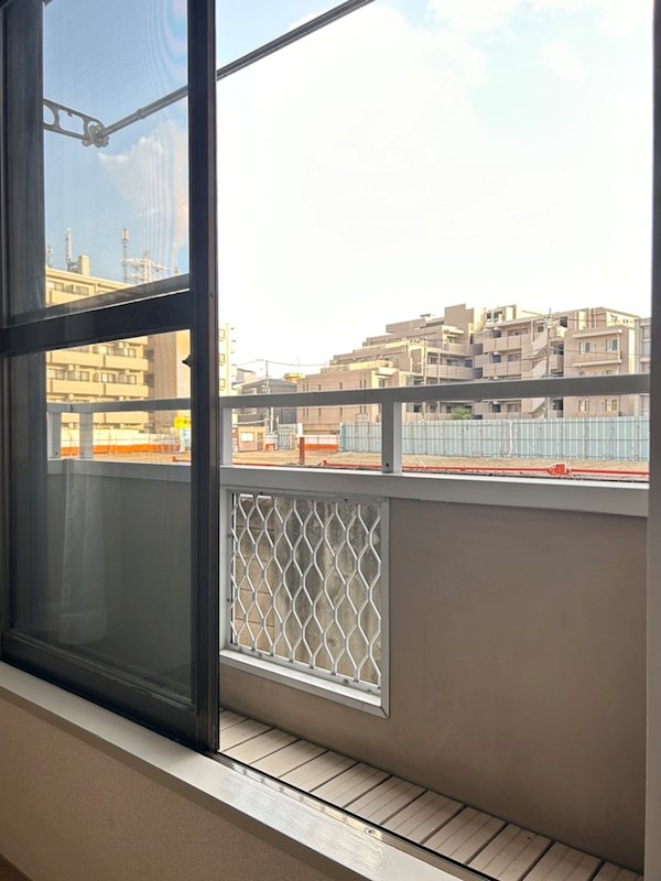 パールハイツ元住吉 ベランダ