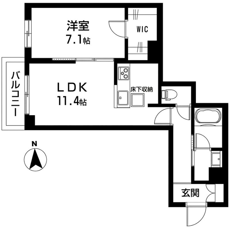 ベラチッタ 桜川 間取り
