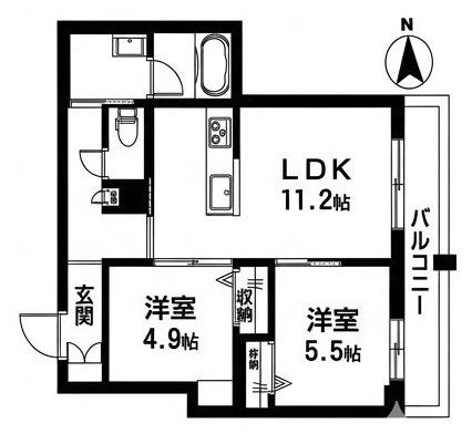 ベラチッタ 桜川 間取り