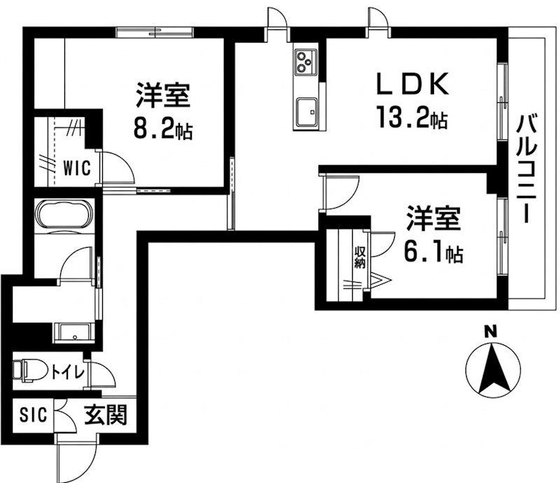 ベラチッタ 桜川 間取り