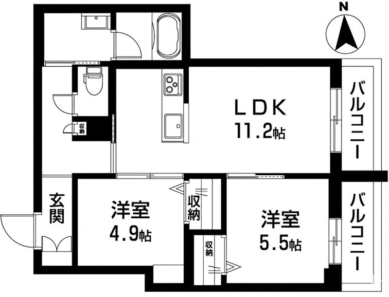ベラチッタ 桜川 間取り