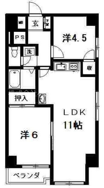 クオリティ大山 間取り