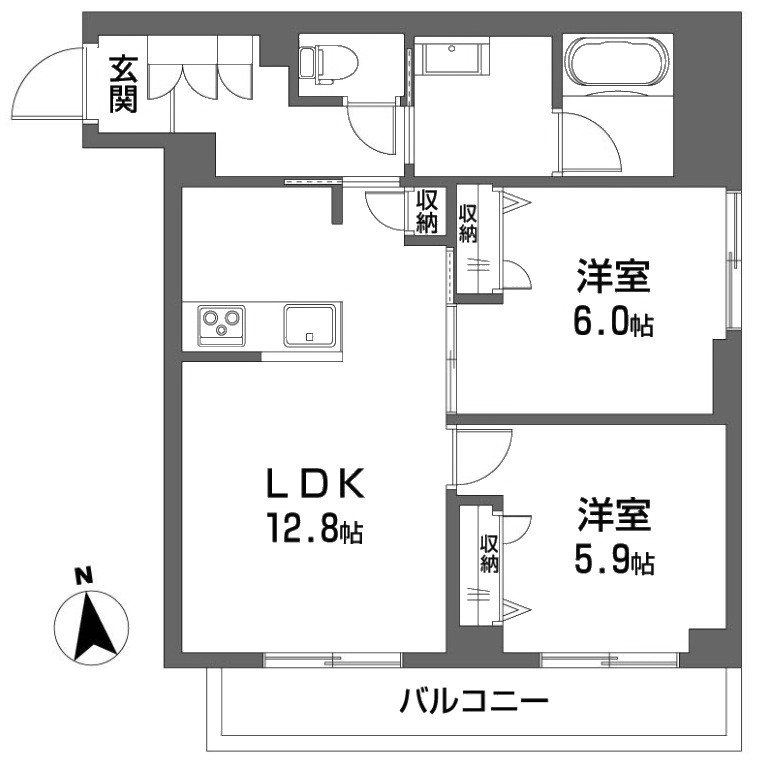 ベリテ常盤台 間取り