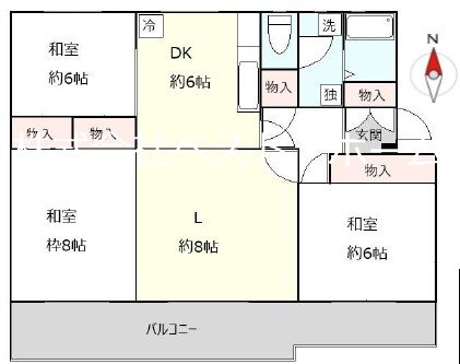 高島平団地11号棟 間取り