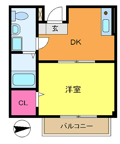 橋本ビル 303号室 間取り