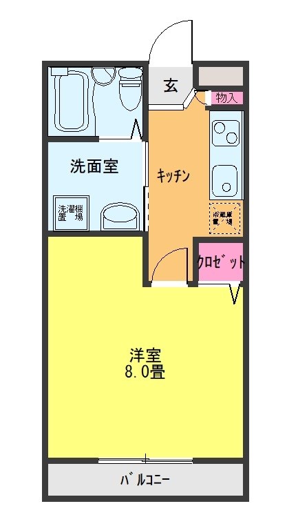ドエル川間 間取り図
