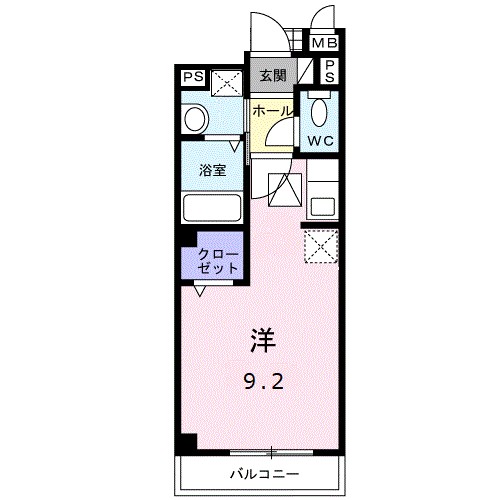アリエーテⅡ 103号室 間取り