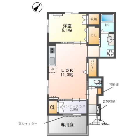 クレシア　-Crecia- 間取り