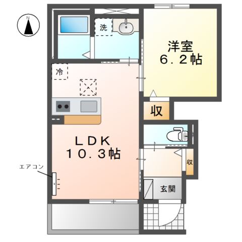 Ｒｉｖｉｅｒｅ　ｃｏｔｅ（リヴィエール　コート） 間取り