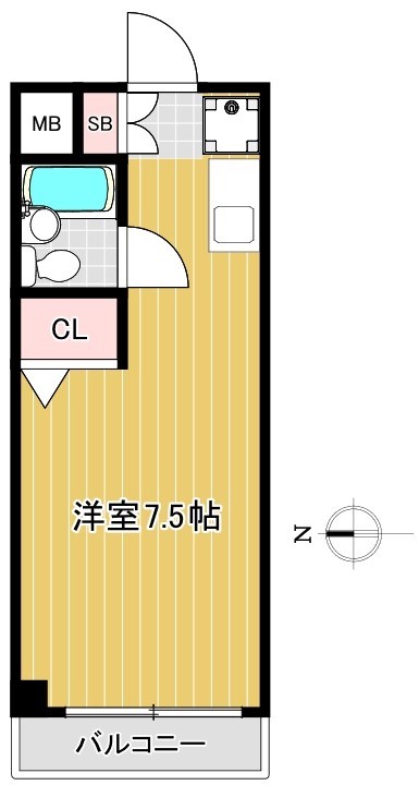 ウィスタリア西荻  402号室 間取り