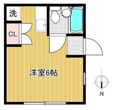 メゾンドカメリア 101号室 間取り