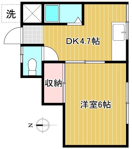 長谷川荘 間取り図