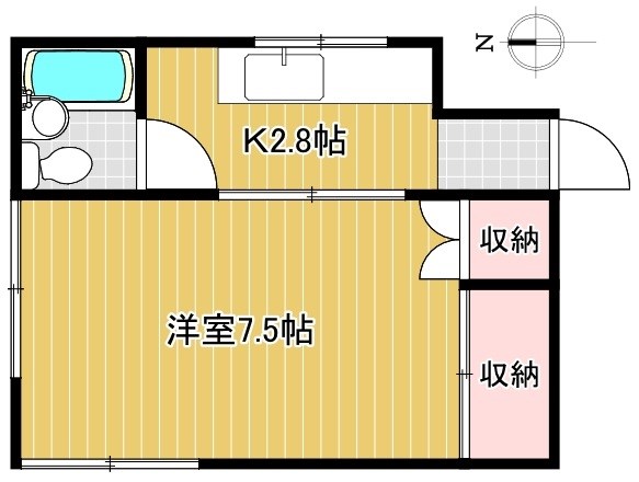 コーポニシダ 202号室 間取り