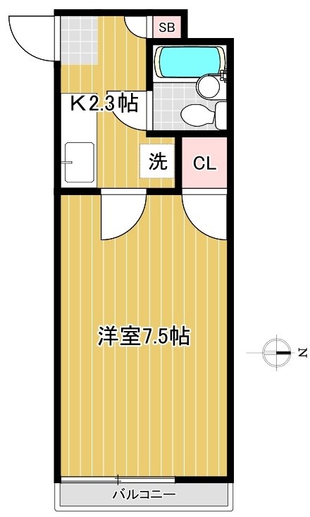Tフラッツ-Ⅱ  間取り図