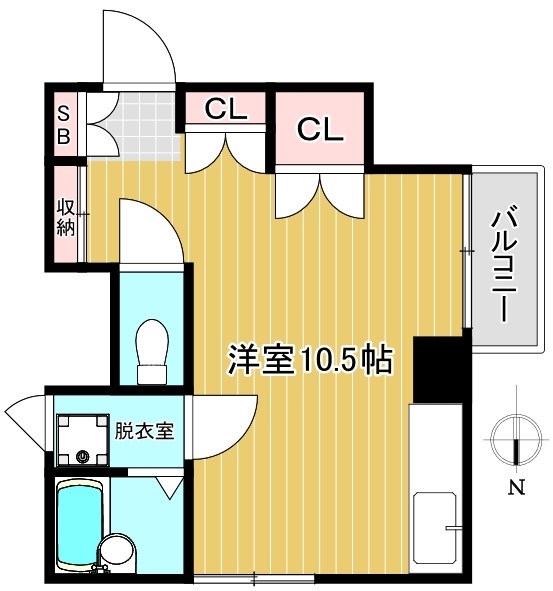 宇佐見マンション 間取り図