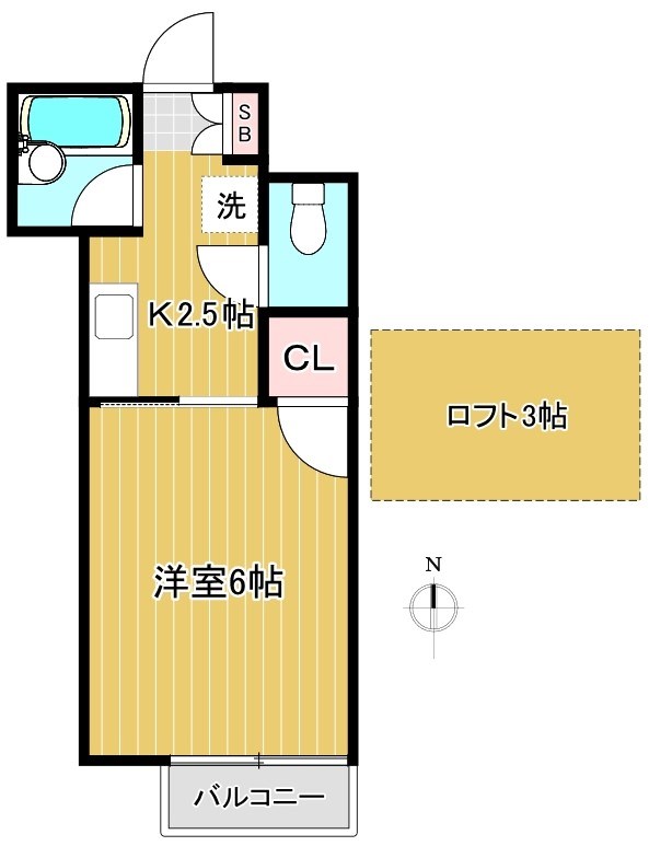 パーシモア 間取り図