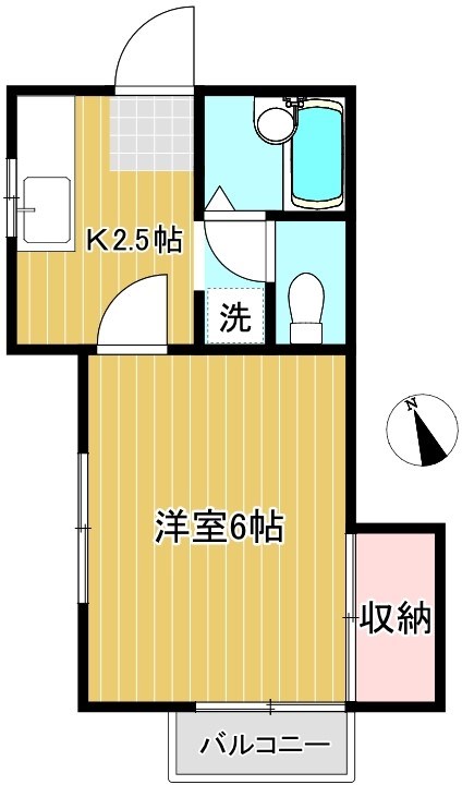 ハイム大橋 間取り図