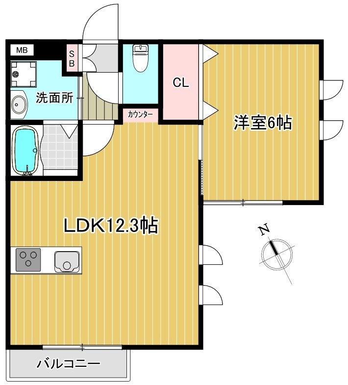 Ｆｅｌｉｃｅ南荻窪 間取り図