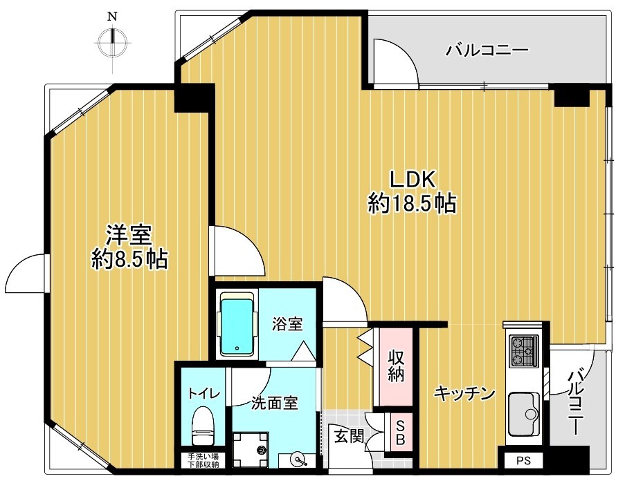 グランドメゾン戸山 間取り