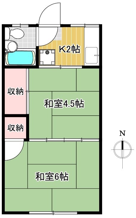 田島ハウス 間取り図