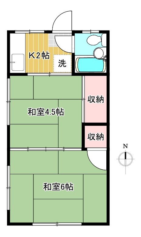 田島ハウス 間取り図