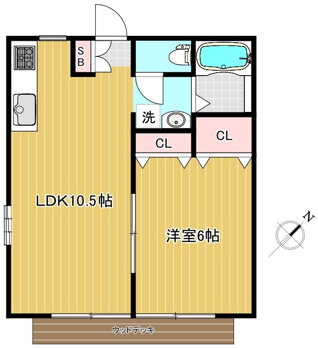ウイスタリアＡ 間取り