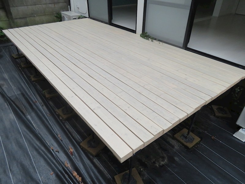 ウイスタリアＡ ベランダ