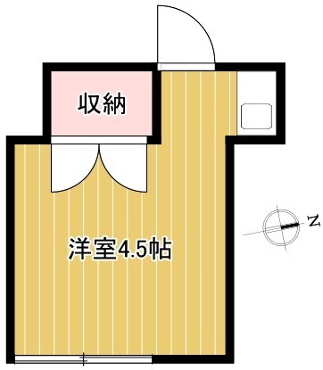 鶴岡荘 間取り図