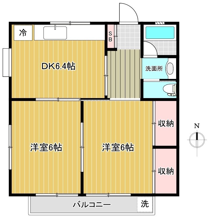 ハイツ・フォーレスト 間取り