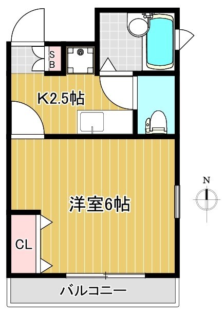アーバンエクセレンス 103号室 間取り