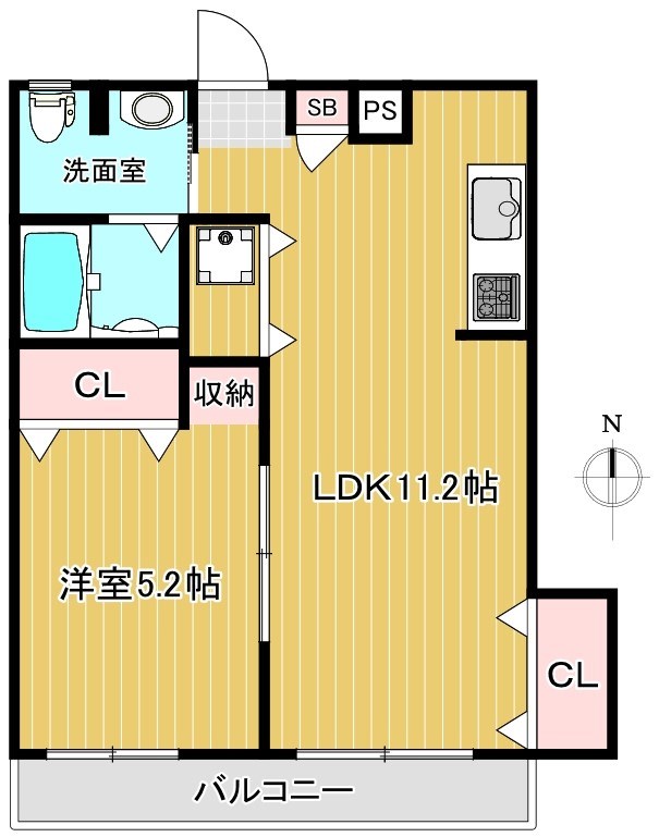 グレイシャス南台 間取り