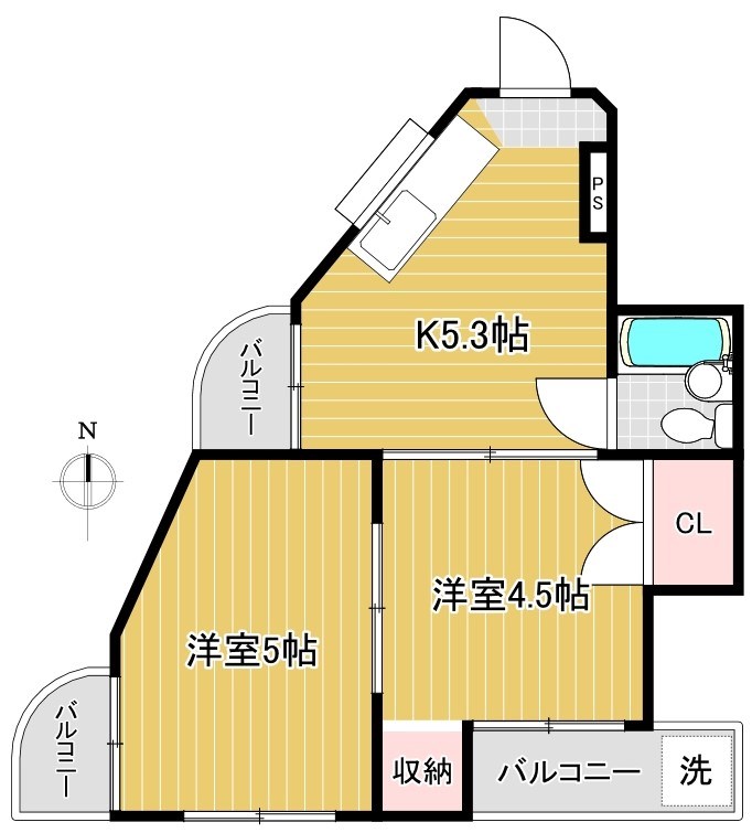ラフォーレ永福 間取り図