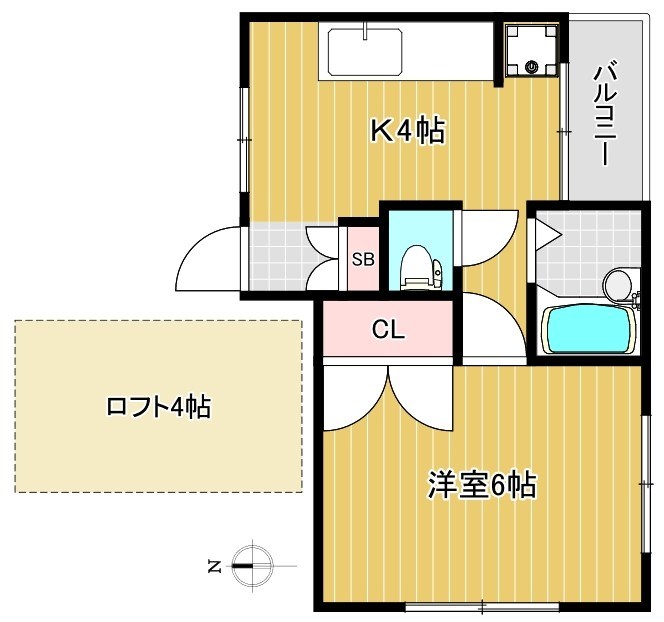 アドバンス鷺宮 間取り図